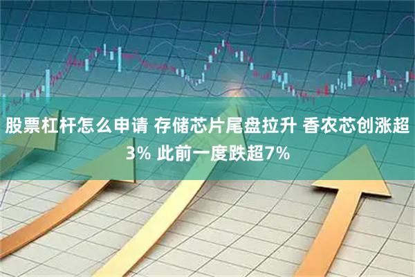 股票杠杆怎么申请 存储芯片尾盘拉升 香农芯创涨超3% 此前一度跌超7%